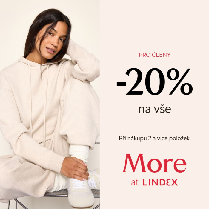 V prodejně Lindex si právě teď můžete užít 20% slevu na vše